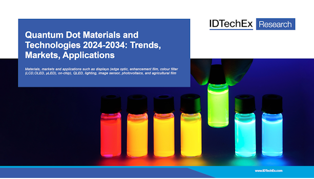 Quantum Dot Materials and Technologies 2024-2034: Trends, Markets, Applications